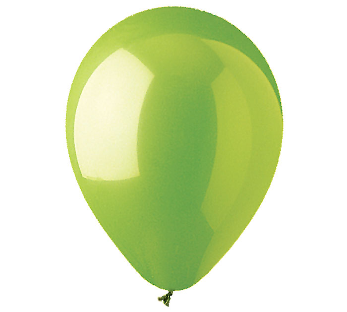 Lime Green Helium Latex Balloon